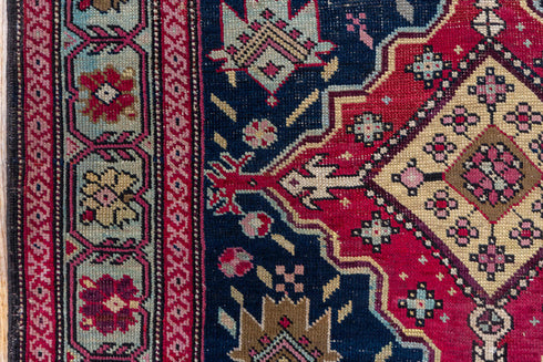 Antique Karabagh Runner Rug (3' x 9')